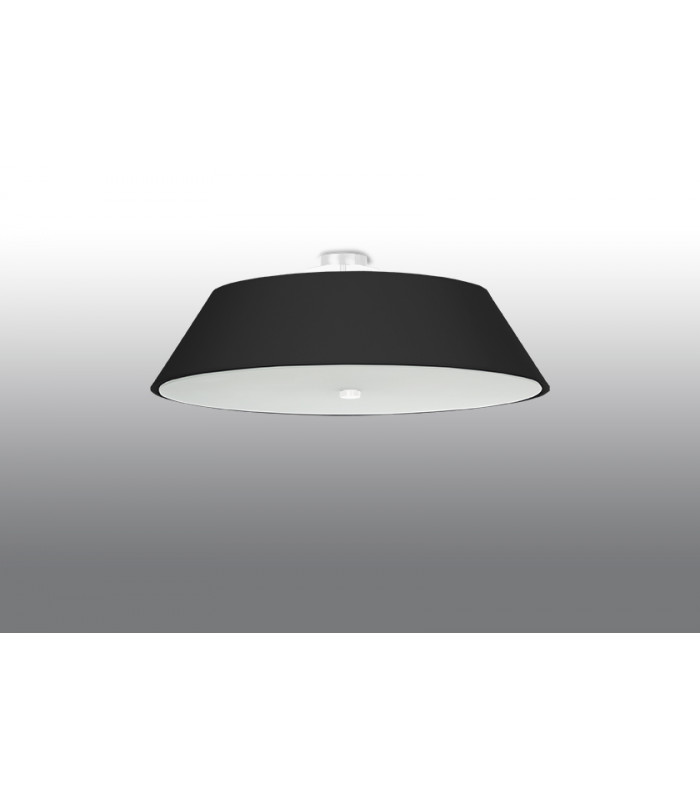Cylindrical Flush Light Black 70cm E27-2