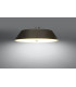 Cylindrical Flush Light Black 70cm E27-3