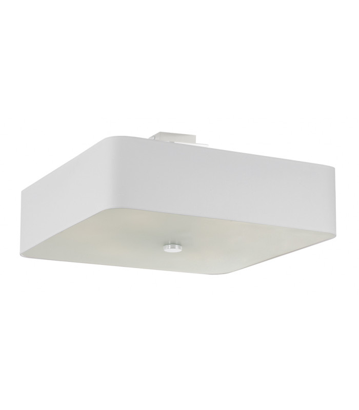 Square Flush Light White 55cm E27-1