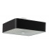 Square Flush Light Black 55cm E27-1