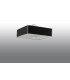 Square Flush Light Black 55cm E27-2