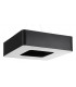 Square Pendant Light Black 80cm E27-1