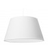 Cylindrical Pendant Light White 45cm E27-1