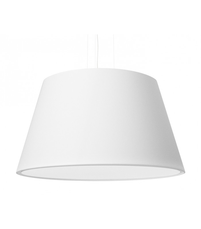 Cylindrical Pendant Light White 45cm E27-1