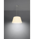 Cylindrical Pendant Light White 45cm E27-3