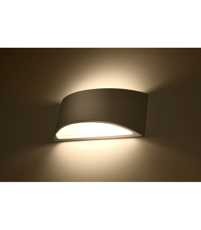 Up & Down Plaster Wall Lamp White G9-3