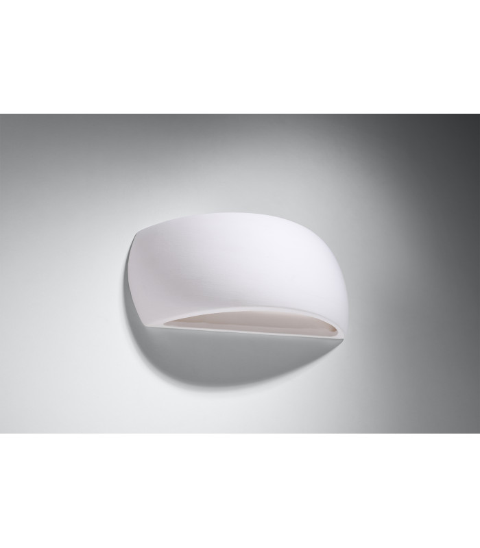Up & Down Plaster Wall Lamp White G9-2