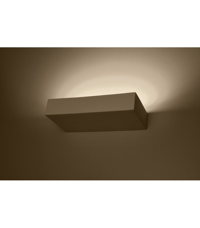 Plaster Uplighters Wall Lamp White G9-3