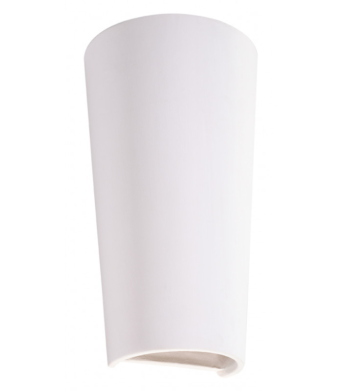 Up & Down Plaster Wall Lamp White E27-1