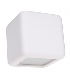 Up & Down Plaster Wall Lamp White E27-1