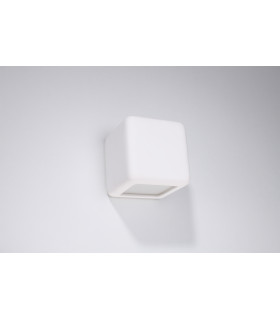 Up & Down Plaster Wall Lamp White E27-2