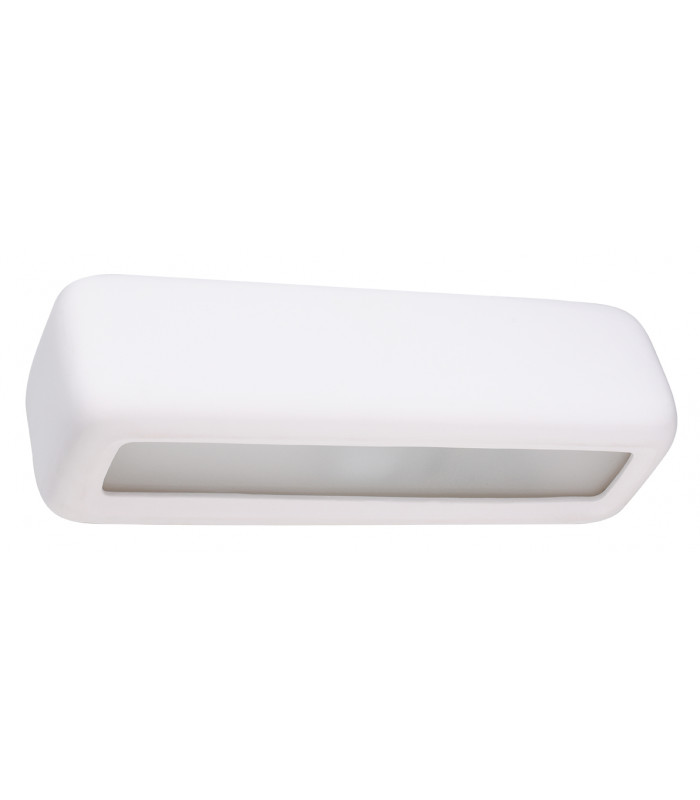 Up & Down Plaster Wall Lamp White E27-1