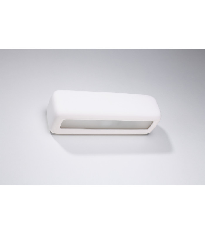 Up & Down Plaster Wall Lamp White E27-2