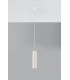 Slim Ceramic Pendant Light White GU10-2