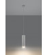Slim Ceramic Pendant Light White GU10-3