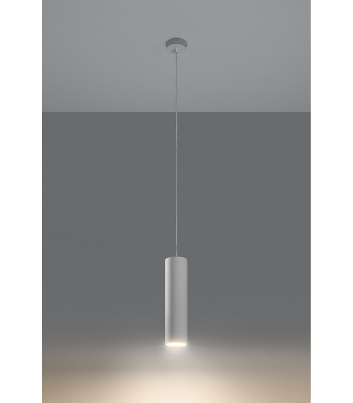 Slim Ceramic Pendant Light White GU10-3