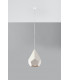 Ceramic Pendant Light White E27-2