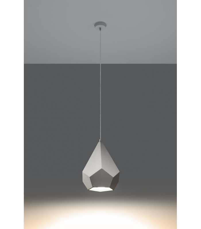 Ceramic Pendant Light White E27-3