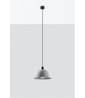 Dome Pendant Light Grey E27-2
