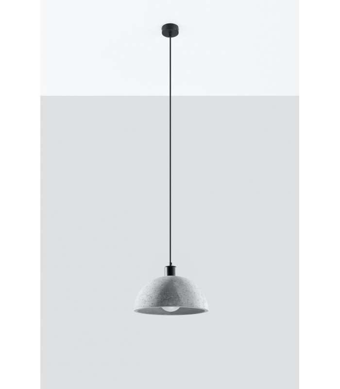 Dome Pendant Light Grey E27-2