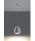 Dome Ceramic Pendant Light White E27-3