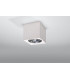 Surface Mounted Ceramic Downlights Wall Lamp White GU10/ES111-2