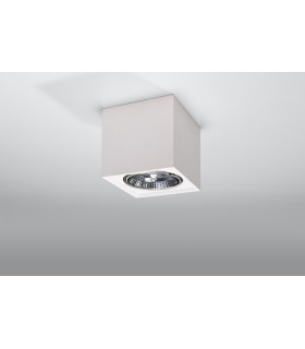 Surface Mounted Ceramic Downlights Wall Lamp White GU10/ES111-2