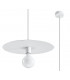 Dome Pendant Light White E27-1