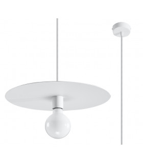 Dome Pendant Light White E27-1