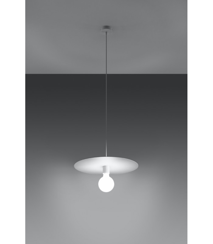 Dome Pendant Light White E27-3