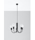 Multi Arm 5 Arm Pendant Light Black 5x E27-2