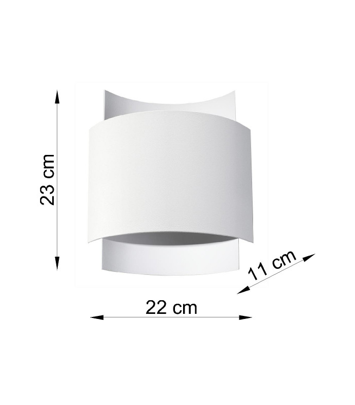 Up & Down Wall Lamp White G9-5