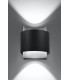 Up & Down Wall Lamp Black G9-3
