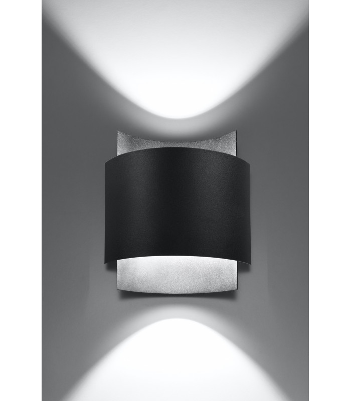 Up & Down Wall Lamp Black G9-3
