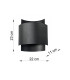 Up & Down Wall Lamp Black G9-5