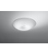 Patterned Glass Flush Light White 43cm E27-2