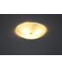 Patterned Glass Flush Light White 43cm E27-3