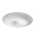 Patterned Glass Flush Light White 63cm E27-1