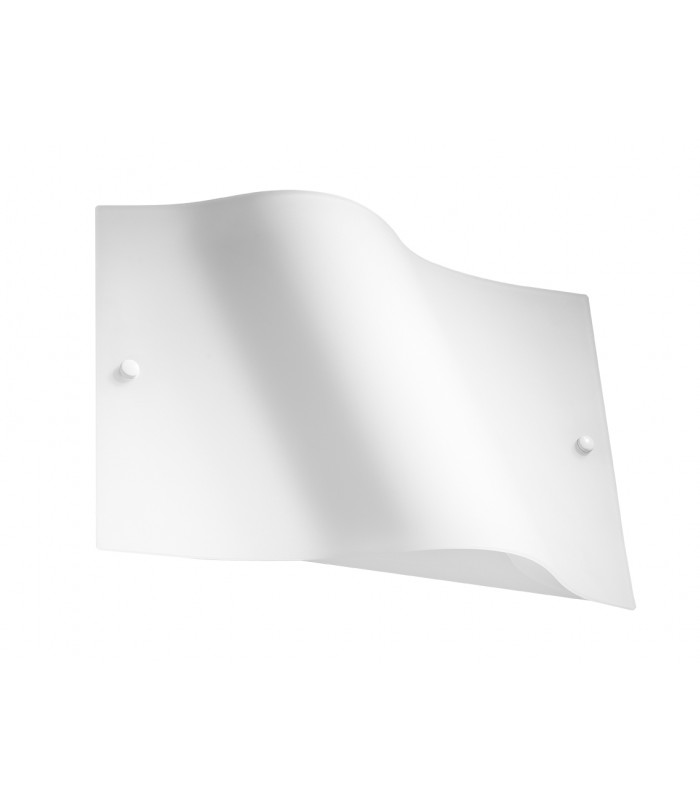 Flush Wall Lights  White 1x E27-1