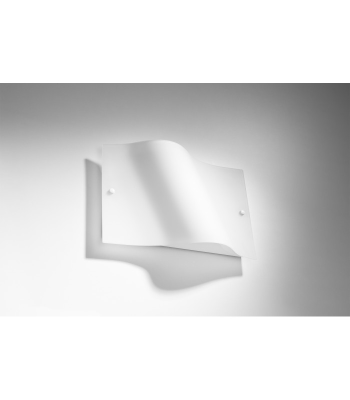 Flush Wall Lights  White 1x E27-2