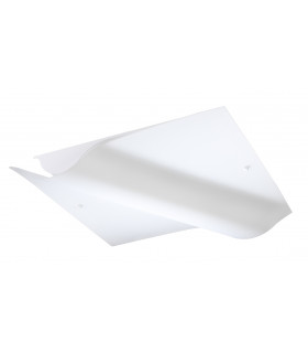 Patterned Glass Flush Light White 2x E27-1