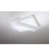 Patterned Glass Flush Light White 2x E27-2