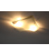 Patterned Glass Flush Light White 2x E27-3