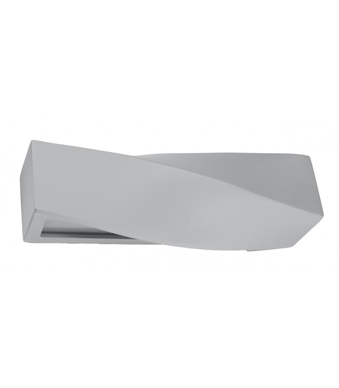 Up & Down Twist Wall Lights  Grey E27-1