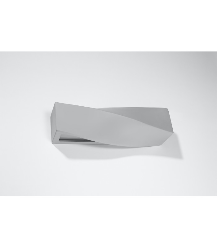 Up & Down Twist Wall Lights  Grey E27-2