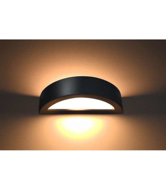 Up & Down Wall Lights  Black E27-3