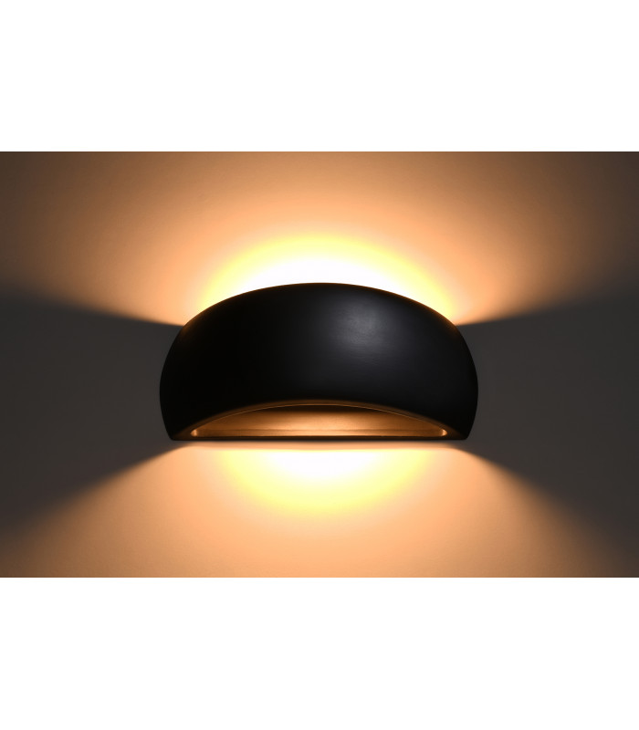 Up & Down Wall Lights  Black G9-3
