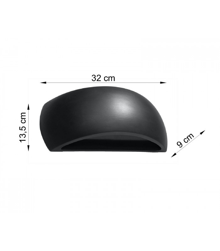 Up & Down Wall Lights  Black G9-4