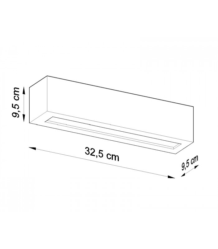 Up & Down Wall Lights  Black E27-4
