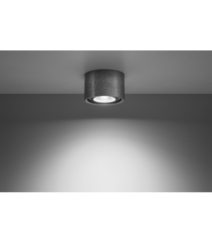 Surface Mounted Downlights Round Flush Light Grey GU10-3
